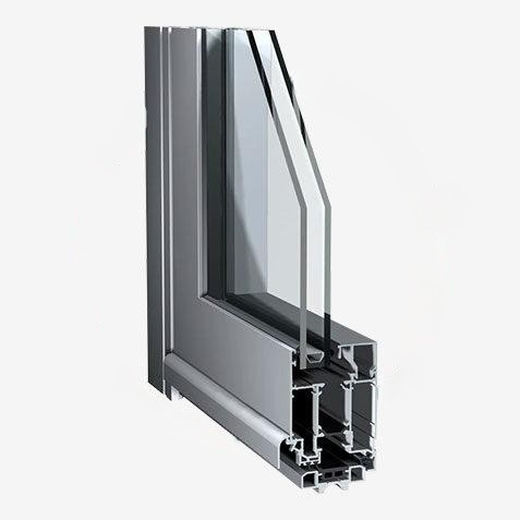 Corte técnico do perfil SAPA P70 CL em Alumínio